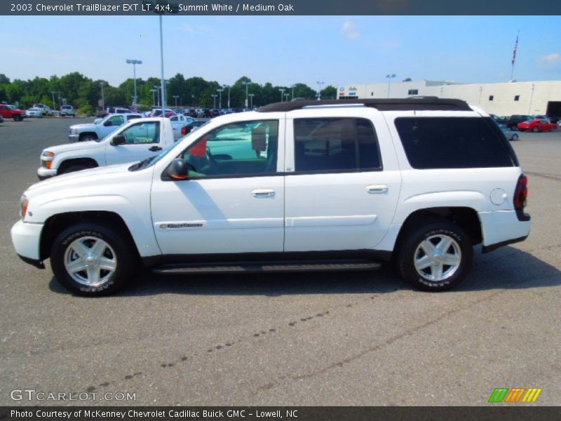 Summit White / Medium Oak 2003 Chevrolet TrailBlazer EXT LT 4x4