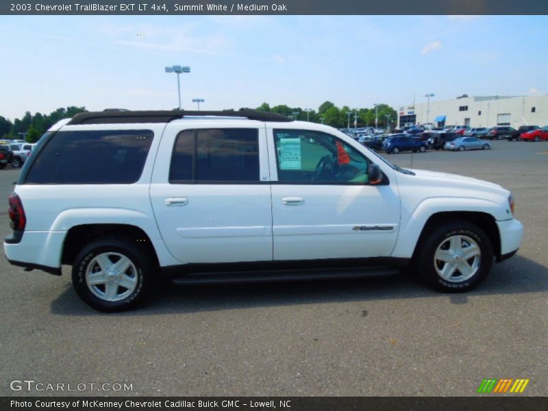 Summit White / Medium Oak 2003 Chevrolet TrailBlazer EXT LT 4x4