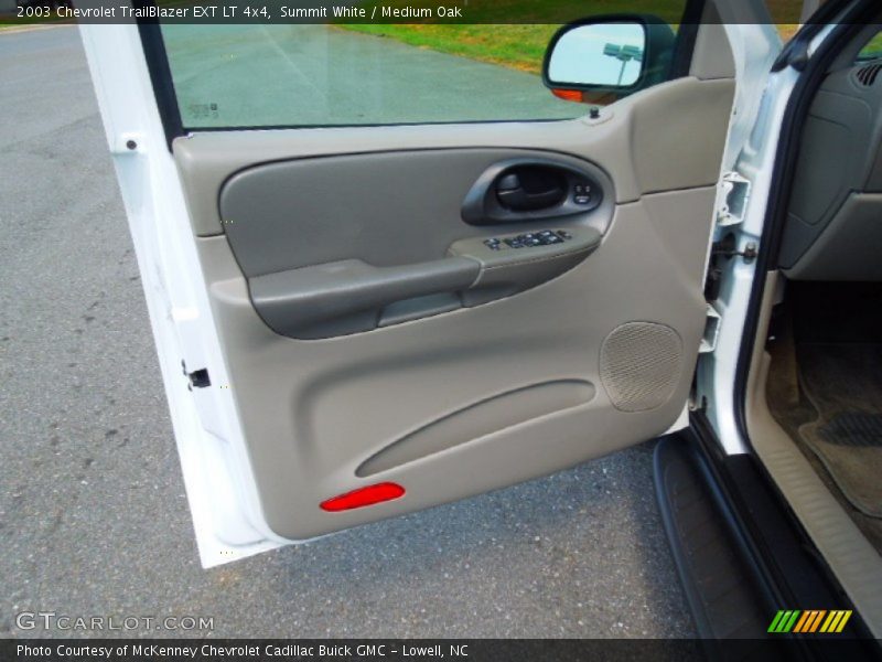 Summit White / Medium Oak 2003 Chevrolet TrailBlazer EXT LT 4x4