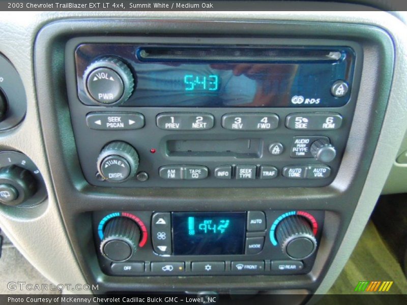 Summit White / Medium Oak 2003 Chevrolet TrailBlazer EXT LT 4x4