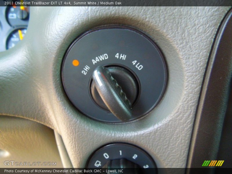 Summit White / Medium Oak 2003 Chevrolet TrailBlazer EXT LT 4x4