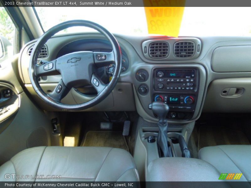 Summit White / Medium Oak 2003 Chevrolet TrailBlazer EXT LT 4x4