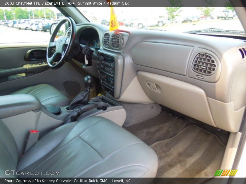 Summit White / Medium Oak 2003 Chevrolet TrailBlazer EXT LT 4x4