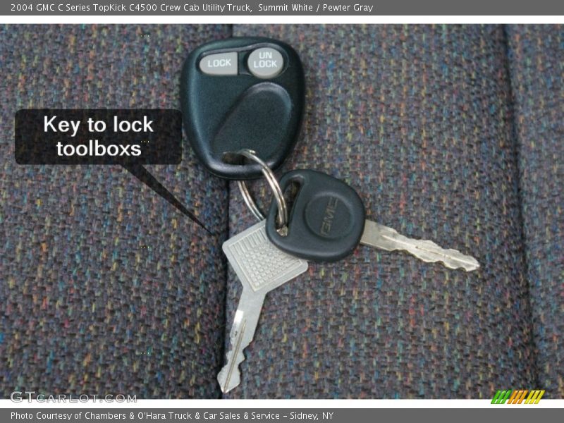 Keys of 2004 C Series TopKick C4500 Crew Cab Utility Truck