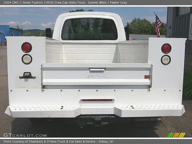 Summit White / Pewter Gray 2004 GMC C Series TopKick C4500 Crew Cab Utility Truck