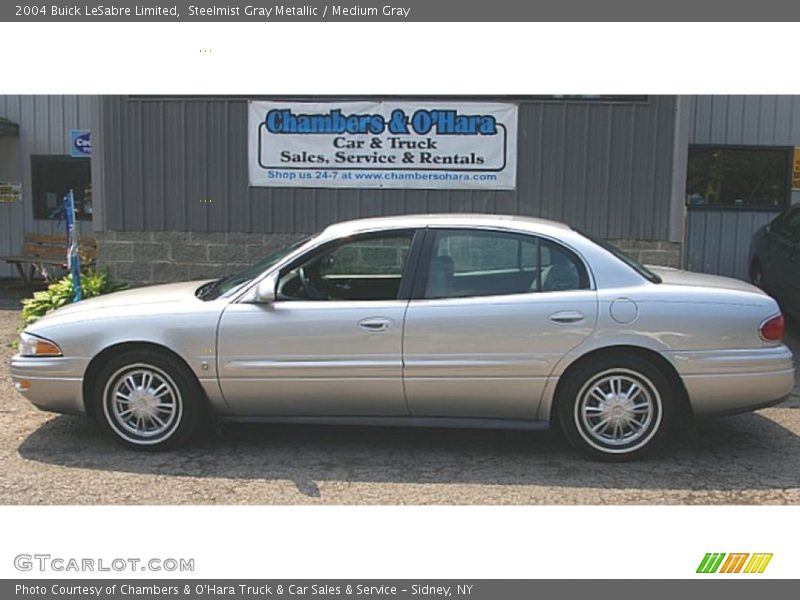 Steelmist Gray Metallic / Medium Gray 2004 Buick LeSabre Limited