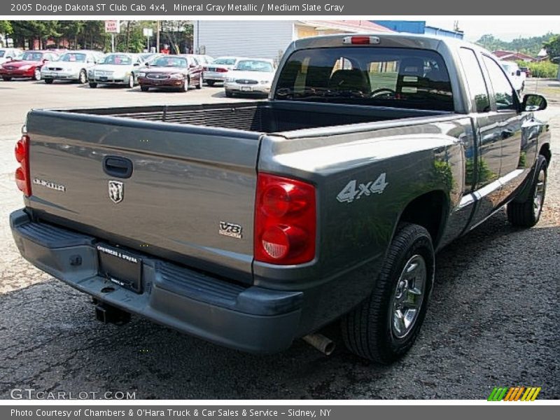 Mineral Gray Metallic / Medium Slate Gray 2005 Dodge Dakota ST Club Cab 4x4