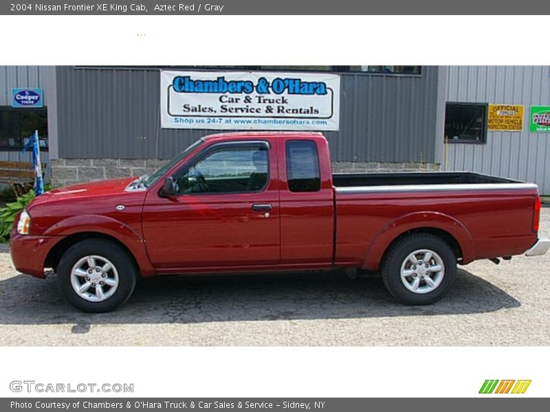 Aztec Red / Gray 2004 Nissan Frontier XE King Cab