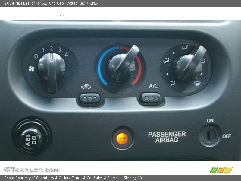 Aztec Red / Gray 2004 Nissan Frontier XE King Cab