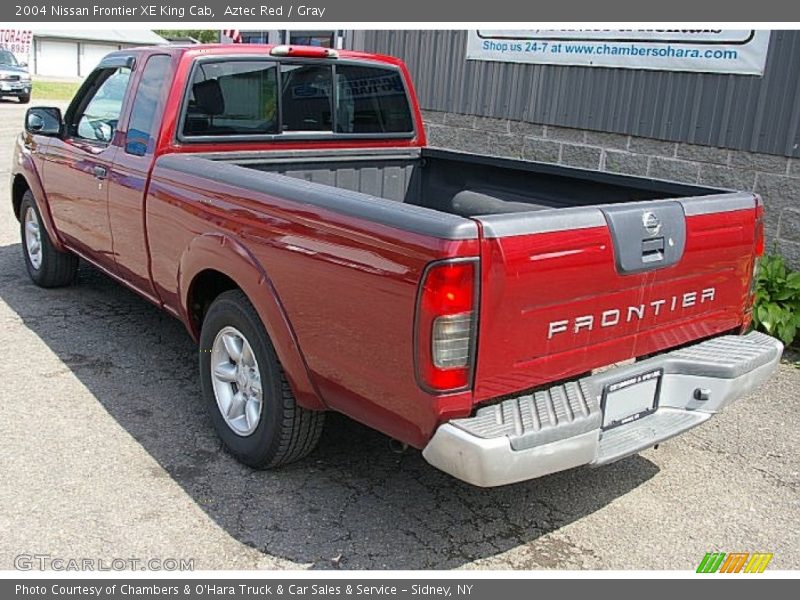 Aztec Red / Gray 2004 Nissan Frontier XE King Cab