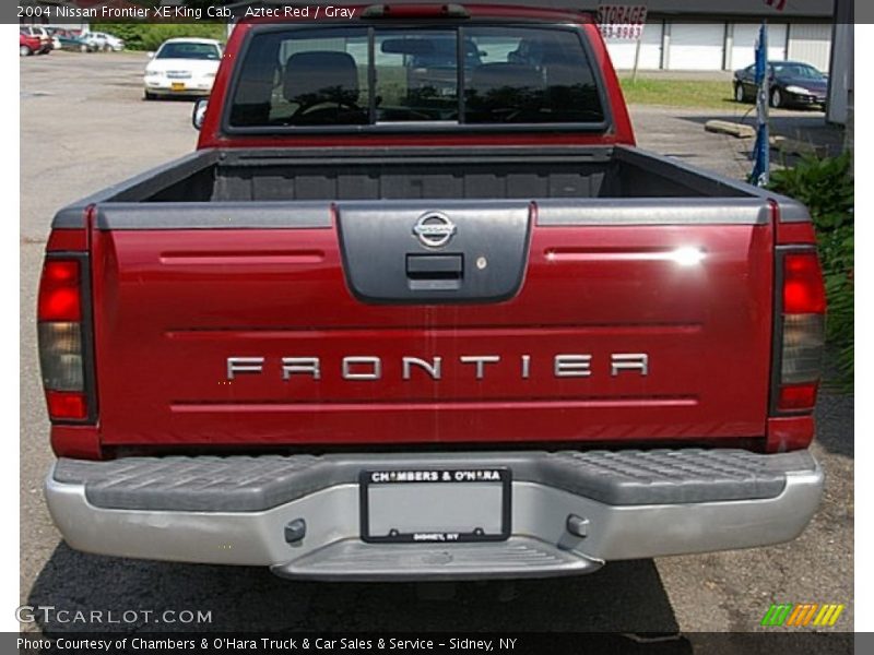 Aztec Red / Gray 2004 Nissan Frontier XE King Cab