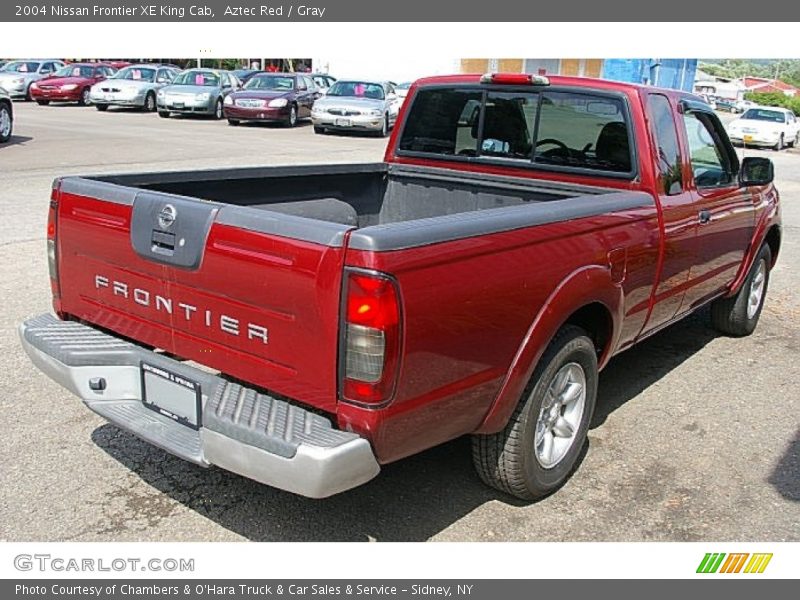 Aztec Red / Gray 2004 Nissan Frontier XE King Cab