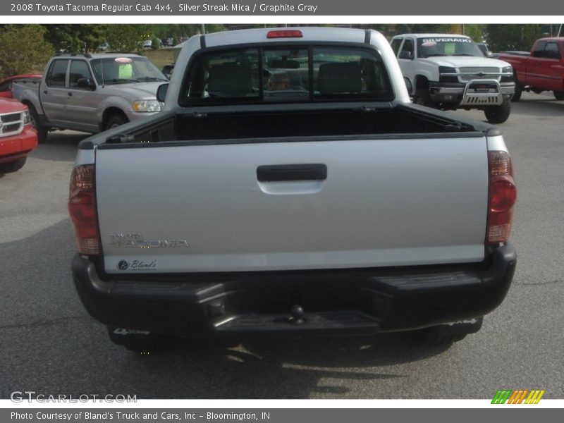 Silver Streak Mica / Graphite Gray 2008 Toyota Tacoma Regular Cab 4x4