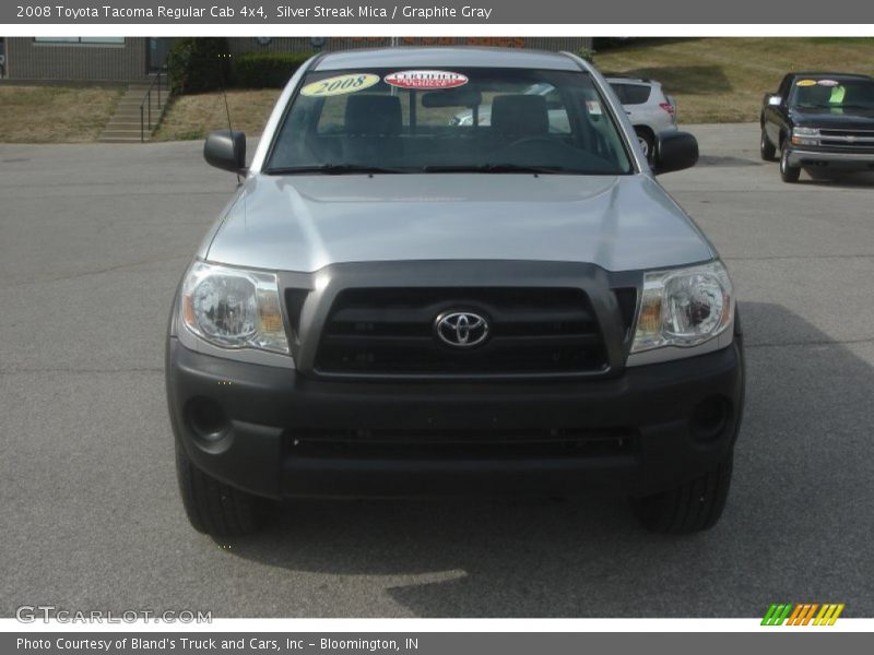 Silver Streak Mica / Graphite Gray 2008 Toyota Tacoma Regular Cab 4x4