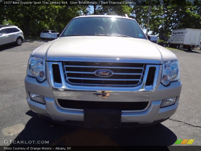Silver Birch Metallic / Dark Charcoal/Camel 2007 Ford Explorer Sport Trac Limited 4x4