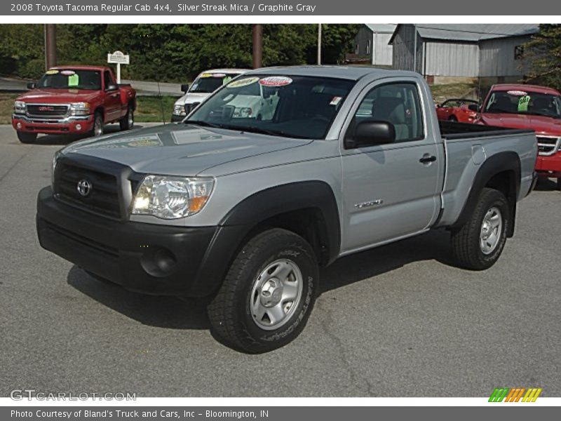 Silver Streak Mica / Graphite Gray 2008 Toyota Tacoma Regular Cab 4x4