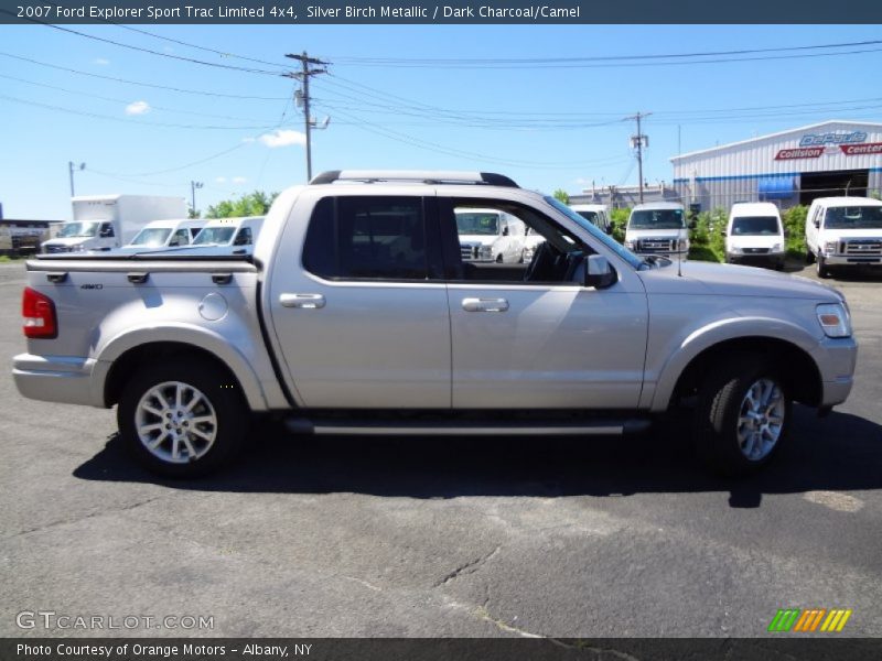 Silver Birch Metallic / Dark Charcoal/Camel 2007 Ford Explorer Sport Trac Limited 4x4