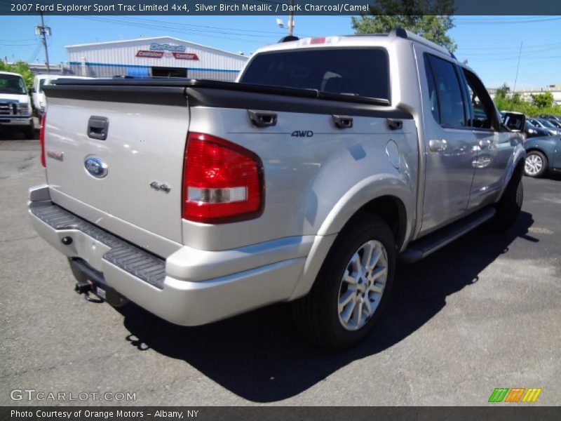 Silver Birch Metallic / Dark Charcoal/Camel 2007 Ford Explorer Sport Trac Limited 4x4