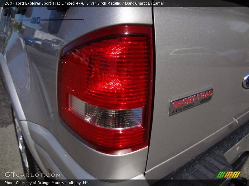 Silver Birch Metallic / Dark Charcoal/Camel 2007 Ford Explorer Sport Trac Limited 4x4