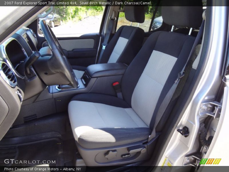 Silver Birch Metallic / Dark Charcoal/Camel 2007 Ford Explorer Sport Trac Limited 4x4