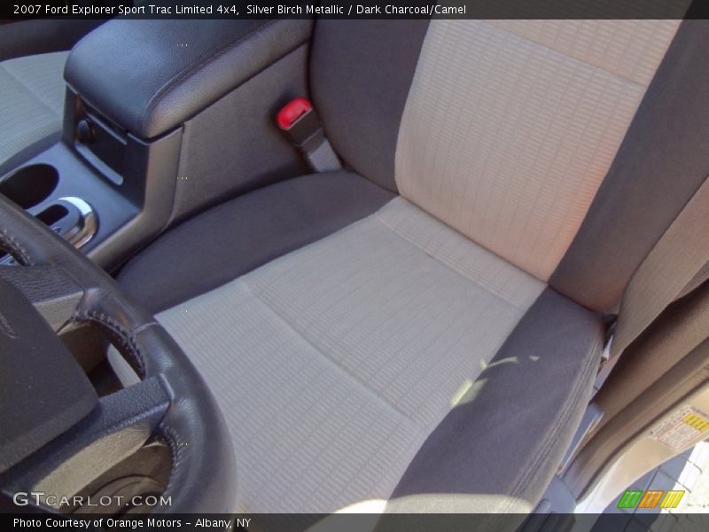 Silver Birch Metallic / Dark Charcoal/Camel 2007 Ford Explorer Sport Trac Limited 4x4