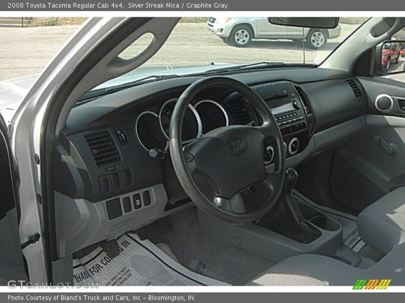 Silver Streak Mica / Graphite Gray 2008 Toyota Tacoma Regular Cab 4x4