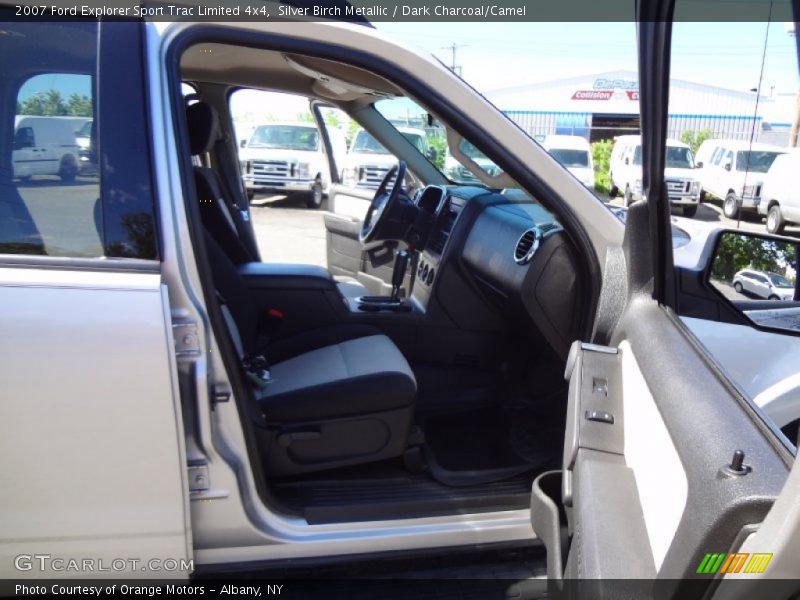Silver Birch Metallic / Dark Charcoal/Camel 2007 Ford Explorer Sport Trac Limited 4x4