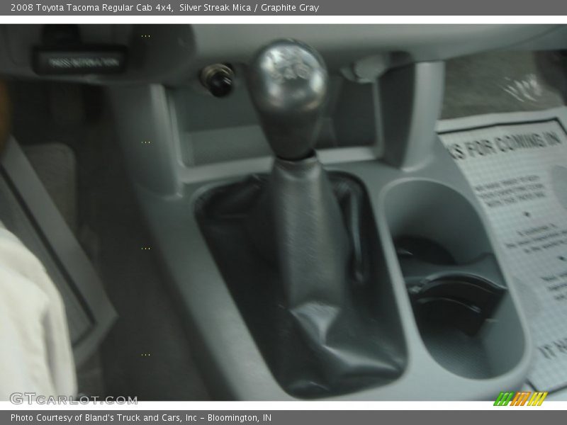 Silver Streak Mica / Graphite Gray 2008 Toyota Tacoma Regular Cab 4x4