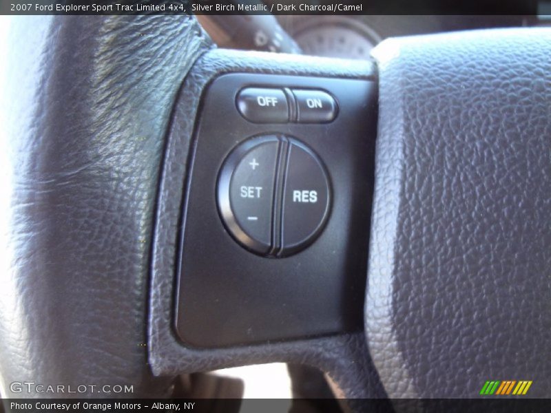 Silver Birch Metallic / Dark Charcoal/Camel 2007 Ford Explorer Sport Trac Limited 4x4