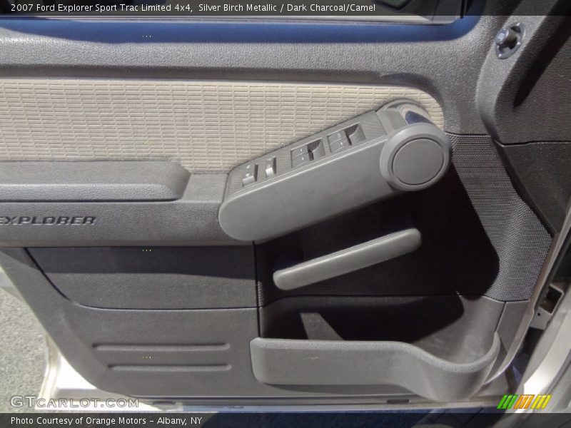 Silver Birch Metallic / Dark Charcoal/Camel 2007 Ford Explorer Sport Trac Limited 4x4