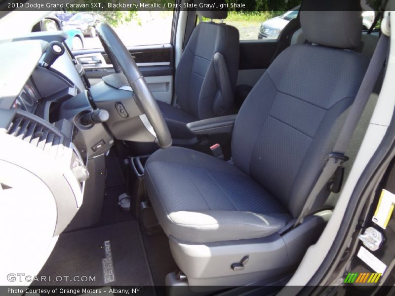 Blackberry Metallic / Dark Slate Gray/Light Shale 2010 Dodge Grand Caravan SXT