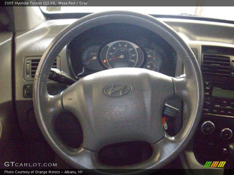 Mesa Red / Gray 2005 Hyundai Tucson GLS V6