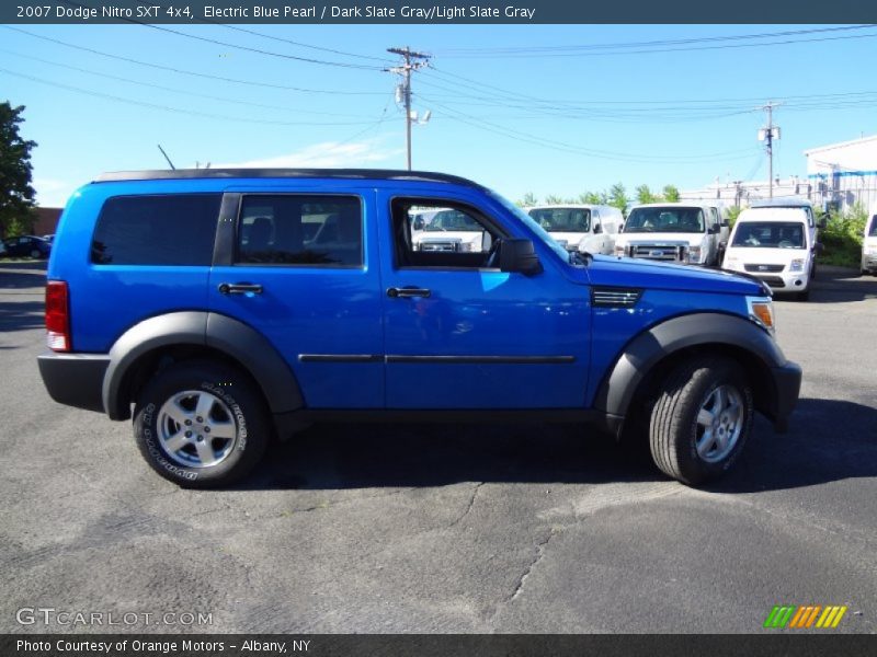 Electric Blue Pearl / Dark Slate Gray/Light Slate Gray 2007 Dodge Nitro SXT 4x4