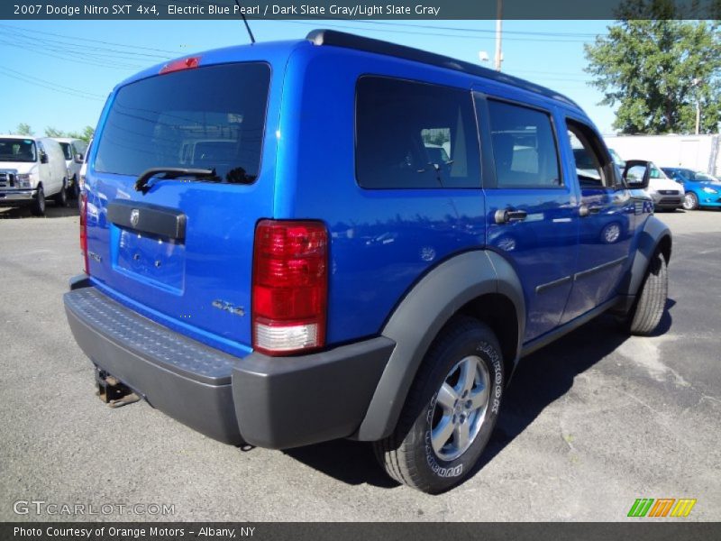 Electric Blue Pearl / Dark Slate Gray/Light Slate Gray 2007 Dodge Nitro SXT 4x4