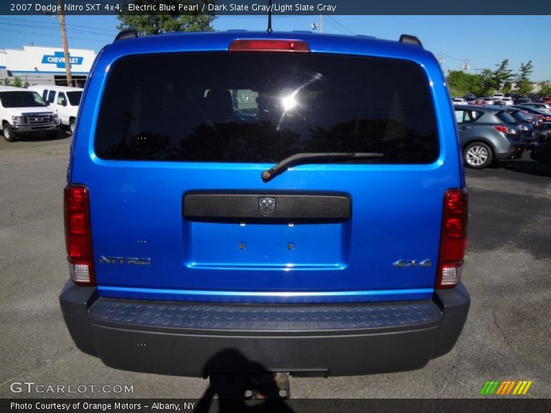 Electric Blue Pearl / Dark Slate Gray/Light Slate Gray 2007 Dodge Nitro SXT 4x4