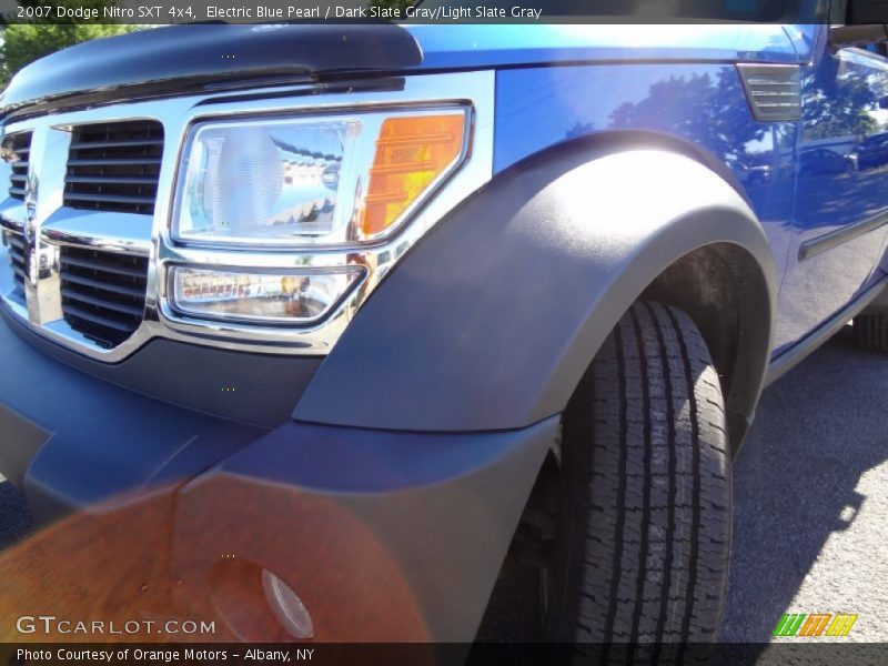 Electric Blue Pearl / Dark Slate Gray/Light Slate Gray 2007 Dodge Nitro SXT 4x4