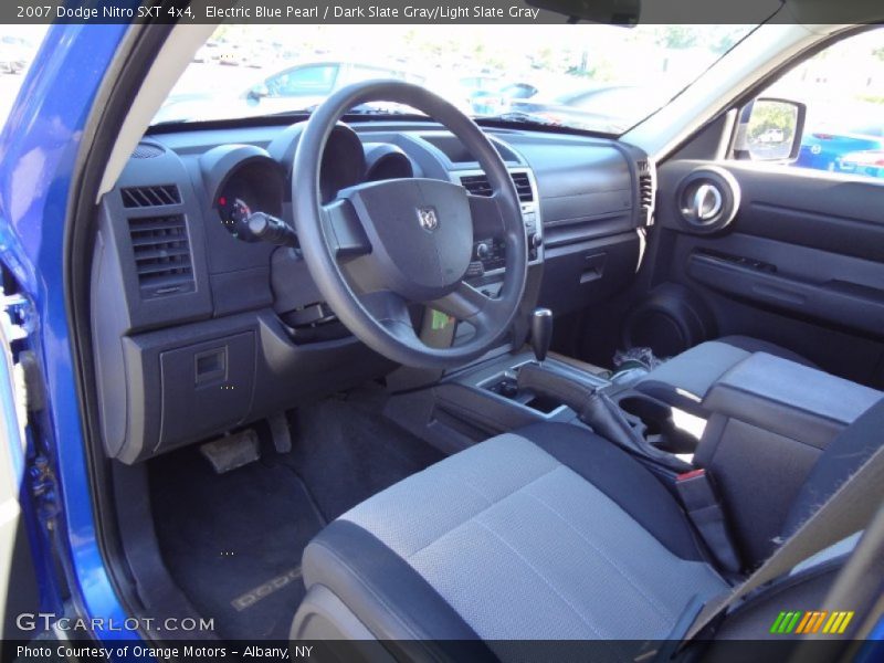 Electric Blue Pearl / Dark Slate Gray/Light Slate Gray 2007 Dodge Nitro SXT 4x4