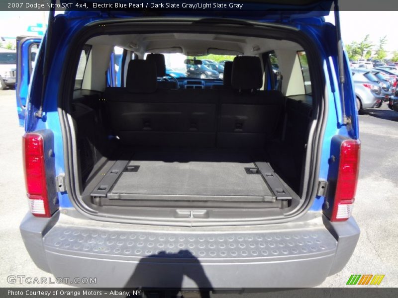 Electric Blue Pearl / Dark Slate Gray/Light Slate Gray 2007 Dodge Nitro SXT 4x4