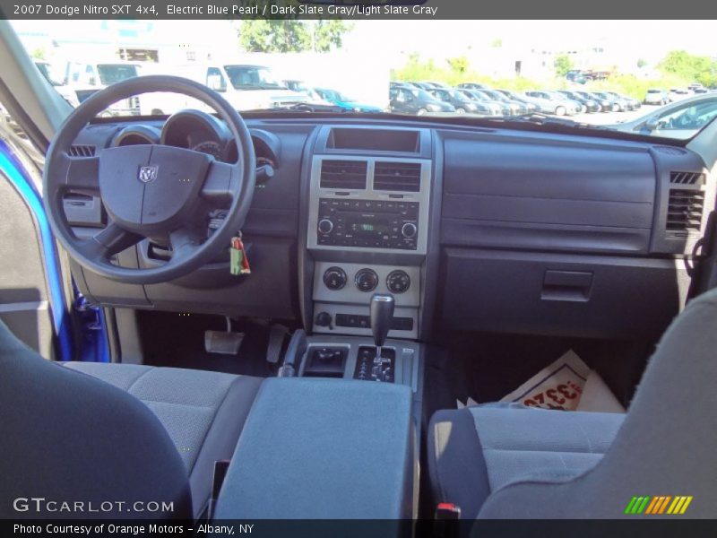 Electric Blue Pearl / Dark Slate Gray/Light Slate Gray 2007 Dodge Nitro SXT 4x4