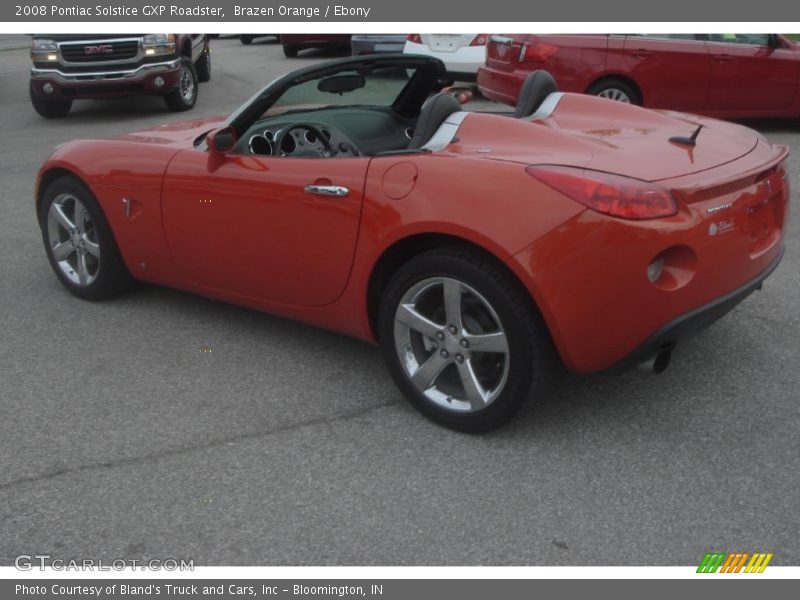 Brazen Orange / Ebony 2008 Pontiac Solstice GXP Roadster