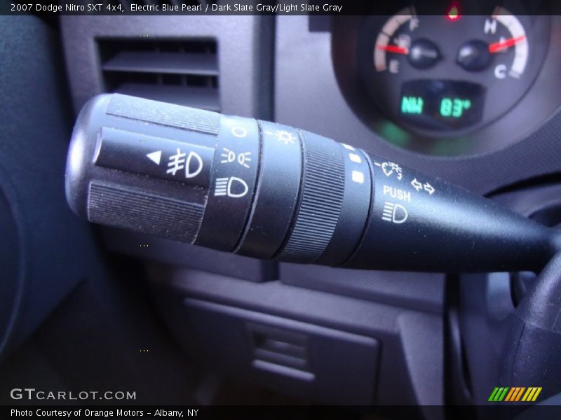 Electric Blue Pearl / Dark Slate Gray/Light Slate Gray 2007 Dodge Nitro SXT 4x4