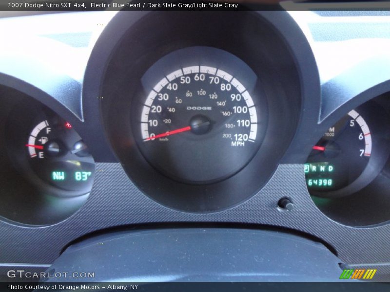 Electric Blue Pearl / Dark Slate Gray/Light Slate Gray 2007 Dodge Nitro SXT 4x4