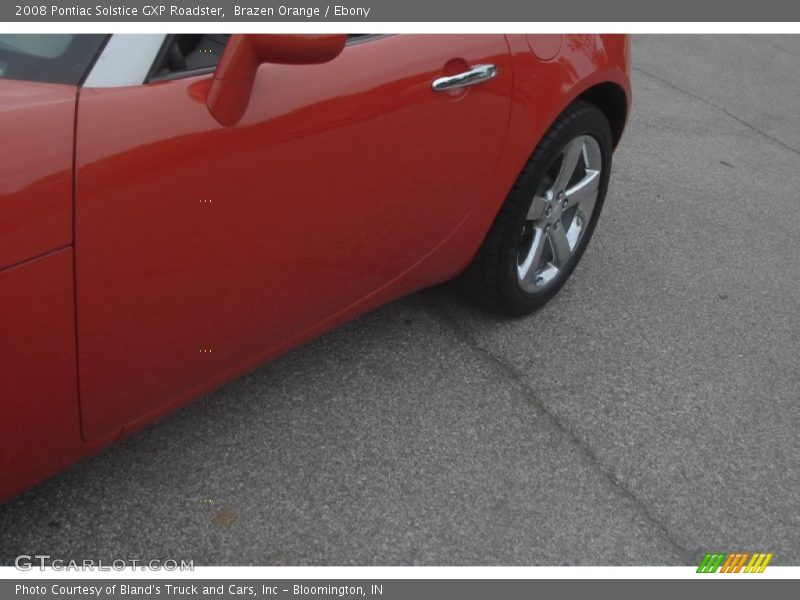 Brazen Orange / Ebony 2008 Pontiac Solstice GXP Roadster