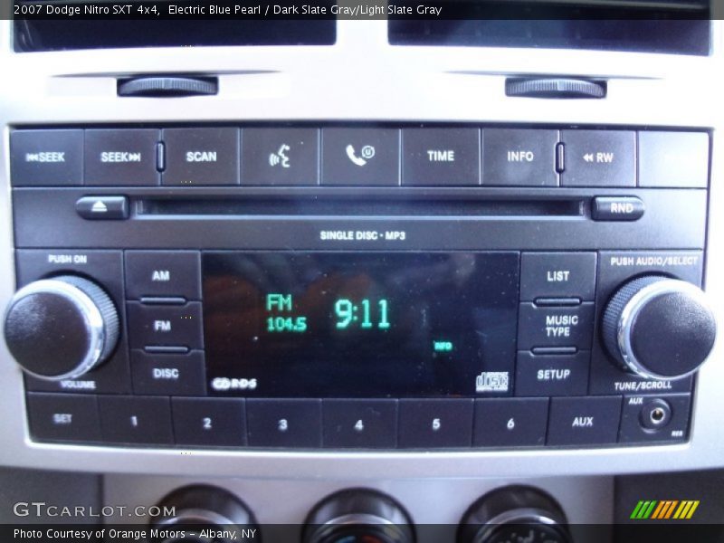 Electric Blue Pearl / Dark Slate Gray/Light Slate Gray 2007 Dodge Nitro SXT 4x4