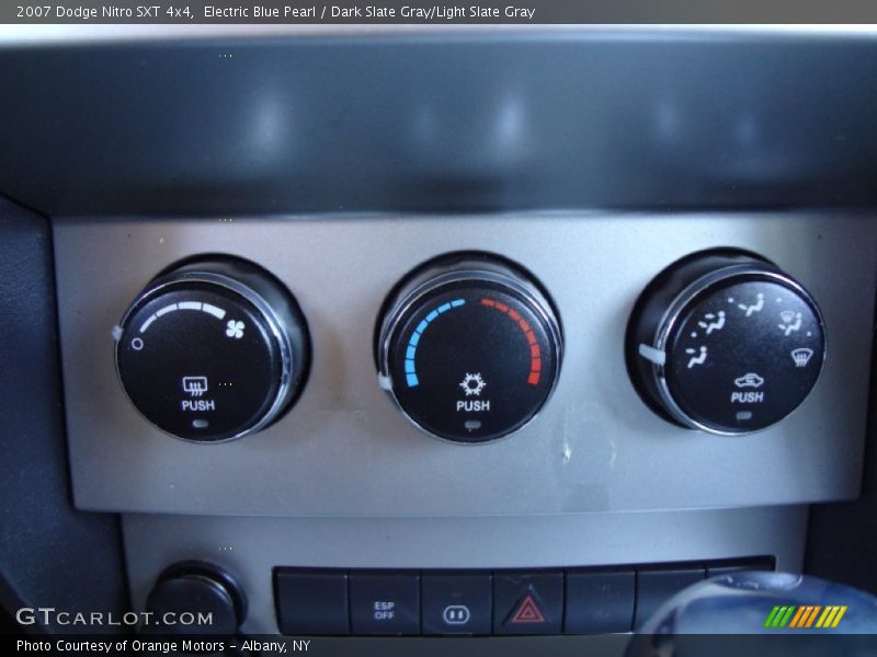 Electric Blue Pearl / Dark Slate Gray/Light Slate Gray 2007 Dodge Nitro SXT 4x4