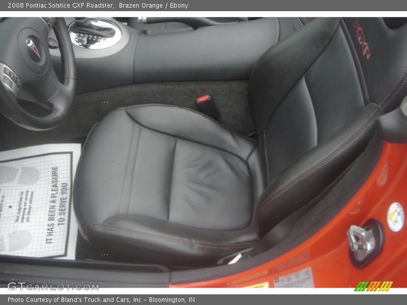 Brazen Orange / Ebony 2008 Pontiac Solstice GXP Roadster
