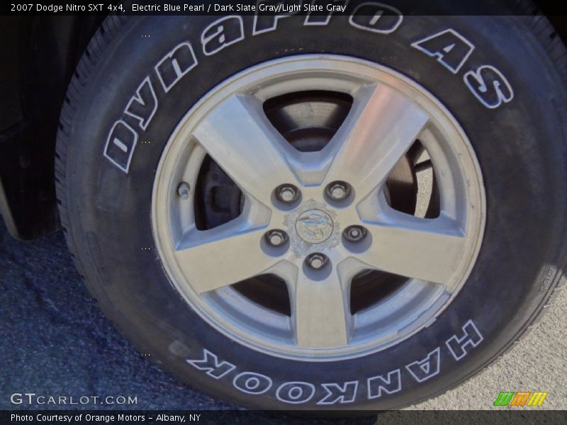 Electric Blue Pearl / Dark Slate Gray/Light Slate Gray 2007 Dodge Nitro SXT 4x4