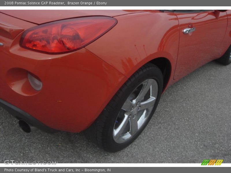 Brazen Orange / Ebony 2008 Pontiac Solstice GXP Roadster