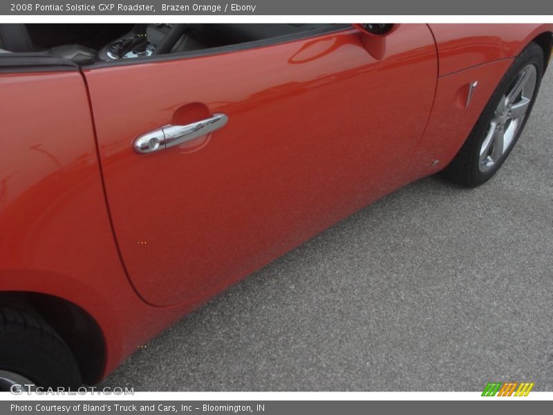 Brazen Orange / Ebony 2008 Pontiac Solstice GXP Roadster