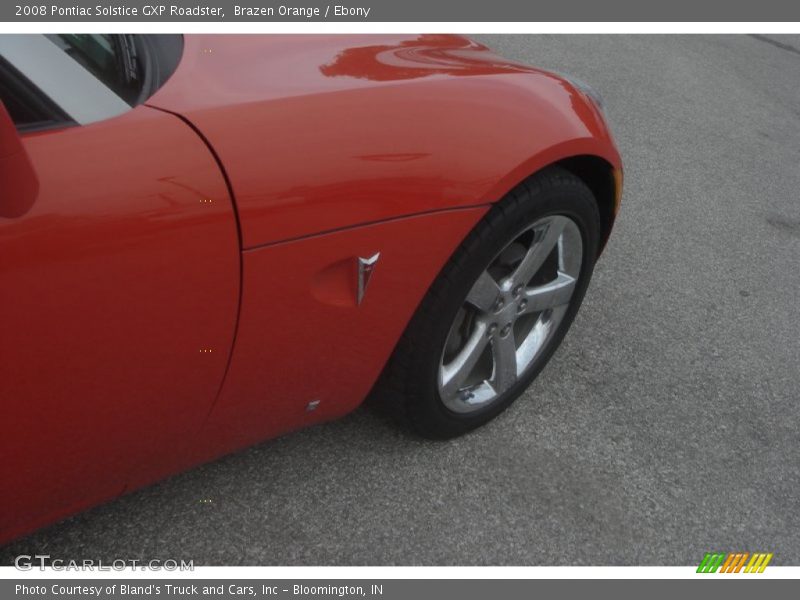 Brazen Orange / Ebony 2008 Pontiac Solstice GXP Roadster